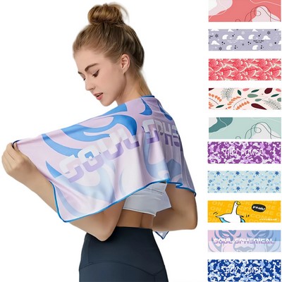 Full Color Cool Exercise Towel