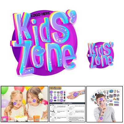 Custom Vintage Temporary Tattoos