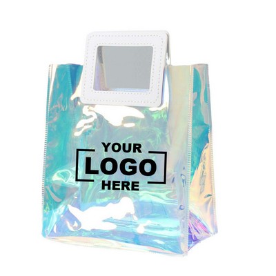 Holographic Transparent Tote Bag.