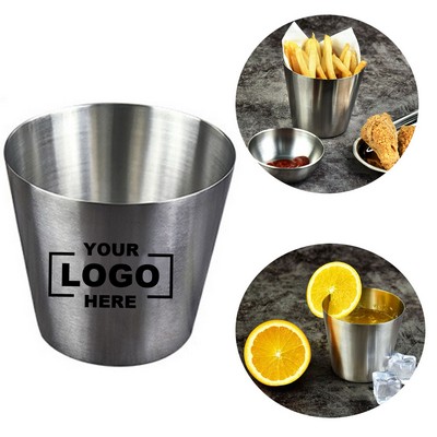Stainless Steel French Fry Holder Cup – Stylish & Durable.