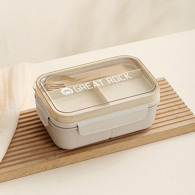 Wheat Straw Portable Bento Box