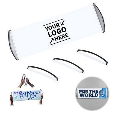Retractable Hand Banner Custom Event Flag