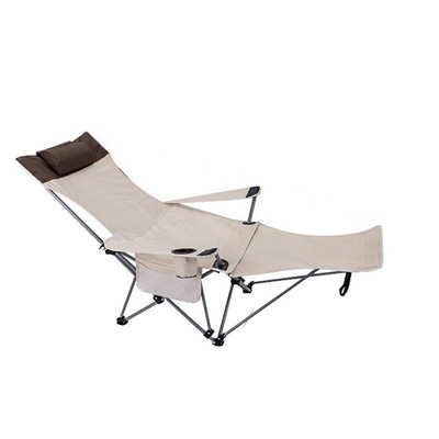 Outdoor Folding Chair With Footrest