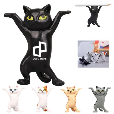 5 Pcs Dancing Cat Desktop Ornament