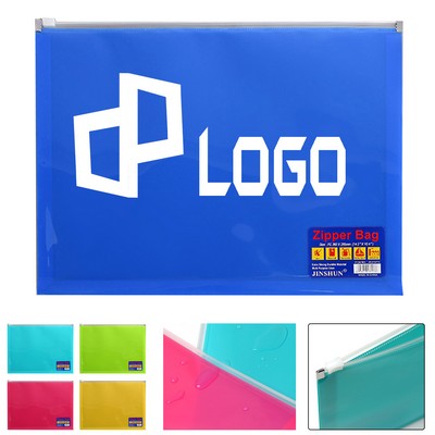 Clear File Folder W/ Slide Lock