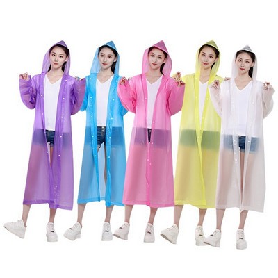 Eva Waterproof Reusable Recycled Rain Coat