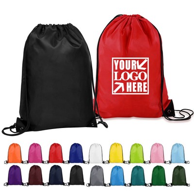 210D Polyester Drawstring Backpack