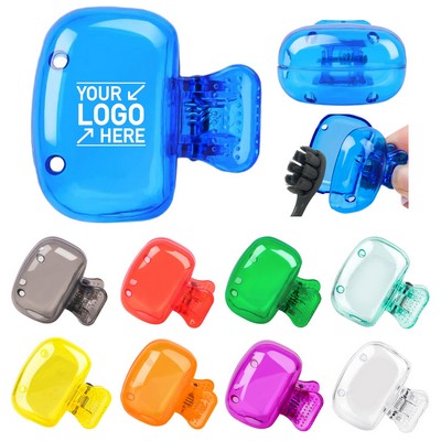Portable Travel Toothbrush Cover Clip-On Plastic Case for Toothbrush Head for Camping Home Trip