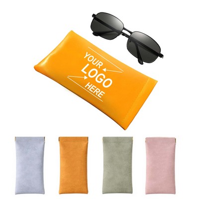 Soft PU Leather Sunglasses Pouch.