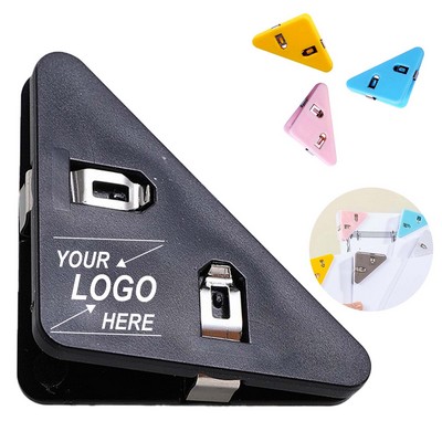 Triangular Page Corner Clips.