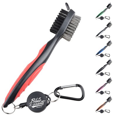 Double-sided Bristle Golf Club Groove Cleaner