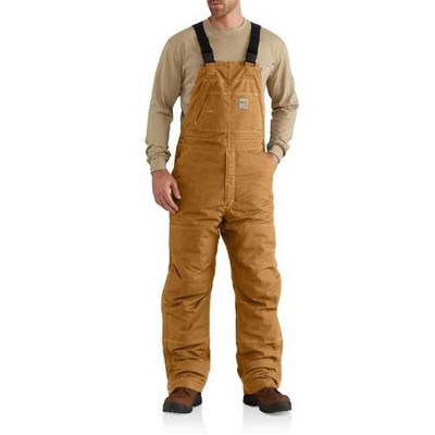 8.5 Oz. Carhartt® Flame Resistant Quick Duck® Bib Overall/Quilt-Lined