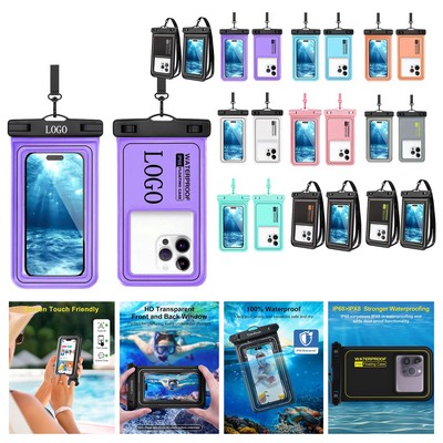 Floating Waterproof Touchable Screen Phone Pouch Case(7.5")