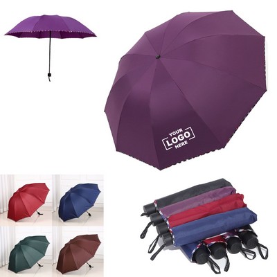 Folding Travel Umbrella.