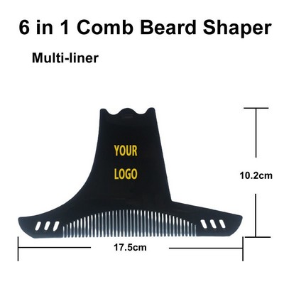 6 In 1 Comb Beard Shaper