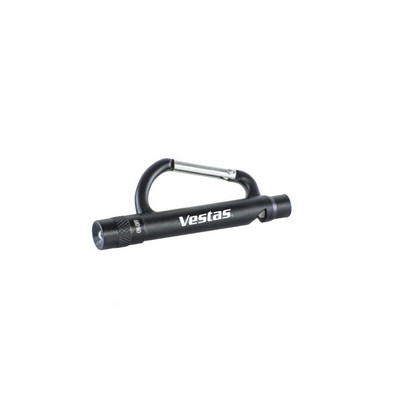 Dorcy Carabiner Flashlight w/whistle