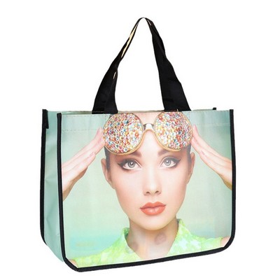 Customizable Laminated Full-Color Tote Bag