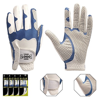 Non-Slip Silicone Golf Gloves for Secure Grip