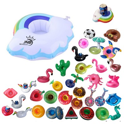 Rainbow Cloud Inflatable Drink Holder