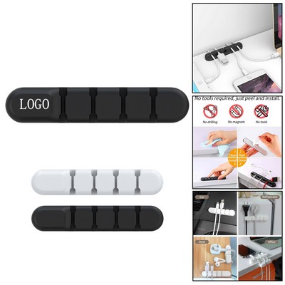 Adhesive Silicone Desktop Cable Holder