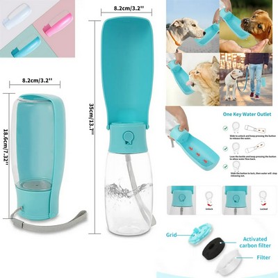 19 oz Travel Dog Hydration Bottle