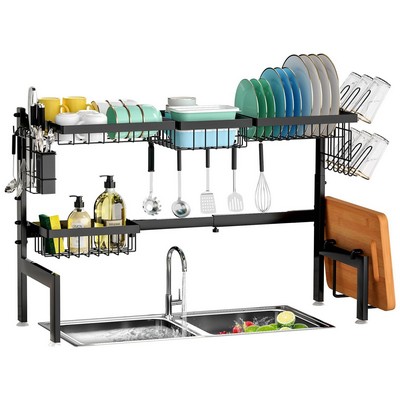 Kitchen Telescopic Drainage Dish Rack