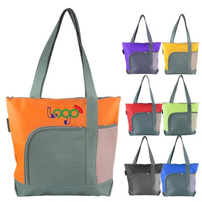 Dual-Tone Commuter Bag