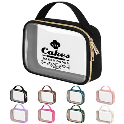 Portable Transparent Travel Toiletry Bag