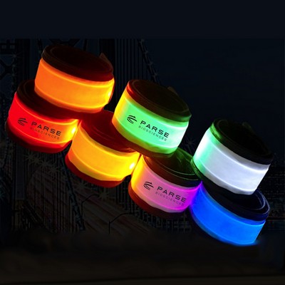 LED Light Up Slap Bracelet