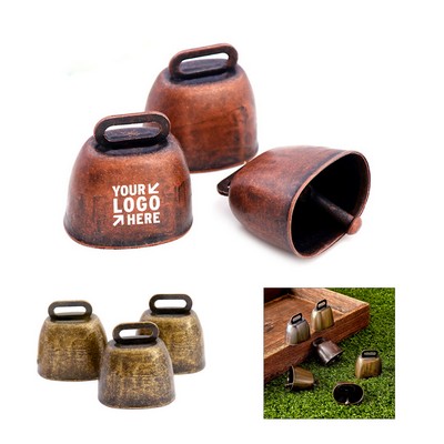 Christmas Sleigh Bell Black Vintage Iron Pet Bell Ornament