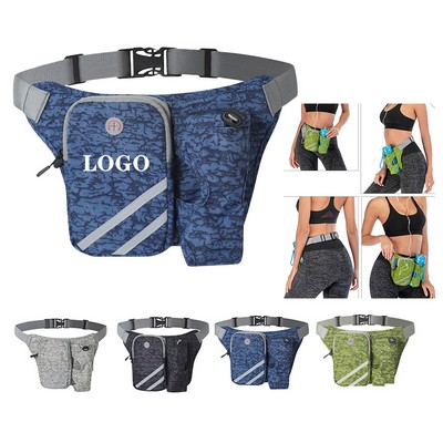 Water-Resistant Nylon Crossbody Sports Pack