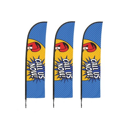 Custom Advertisement Single-sided Feather Flag