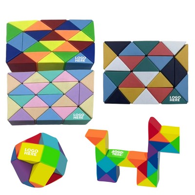 Fidget Puzzle Snake Large Branded