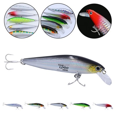 5g Hard Plastic Fishing Lure for Freshwater-Realistic Minnow Bait