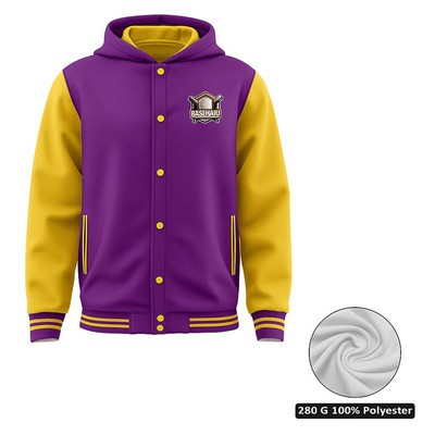 Unisex & Kids' Sublimation Baseball Jacket w/ Hood