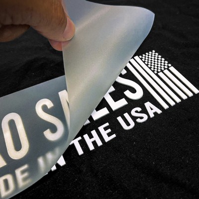 7" Silicone Sticker Label with Adhesive Backing