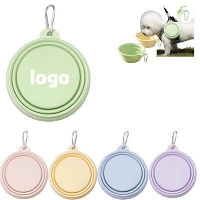 Portable Foldable Dog Water Bowl