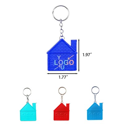 Home Design Measuring Tape Keychain