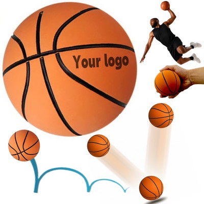 3.5'' Rubber Bouncy Basketball Kids Toy Ball