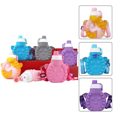 15 oz Silicone Cup Water Bottle For Children