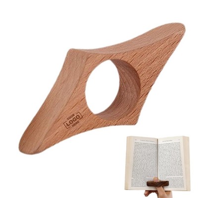 Wood Book Page Thumb Holder