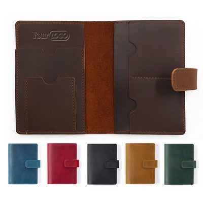 Leather Passport Holder Travel Wallet