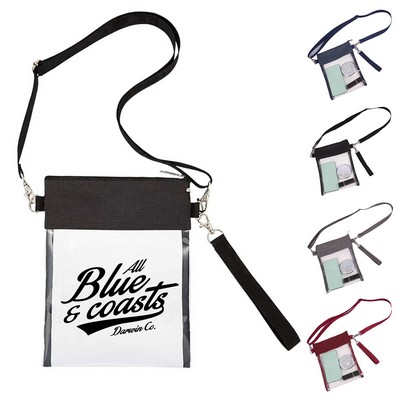 Clear Single Crossbody Bag