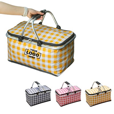 Foldable Insulated Picnic Basket