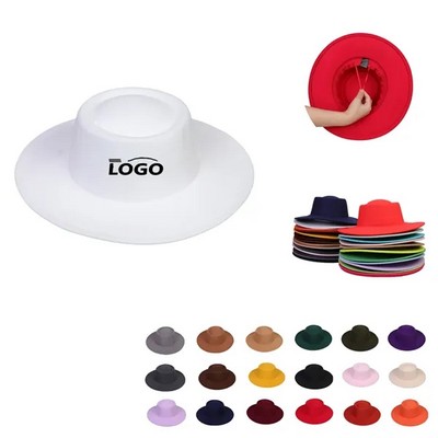 Vintage Fedora Wide Brim Hat