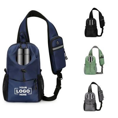 Sling Backpack Crossbody Shoulder Bag For Travel Hiking