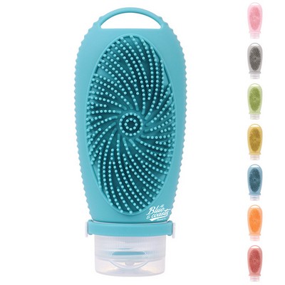 2oz Travel Toiletry Bottle with Brush