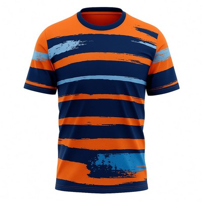 Full Color Spandex Interlock Short Sleeve T-Shirt