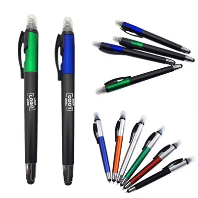 3-in-1 Touchscreen Fluorescent Pen Set