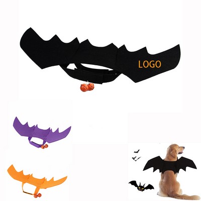 Dogs & Cats Bat Wings Felt Fabric Pet Costume W/Adjustable Fasteners